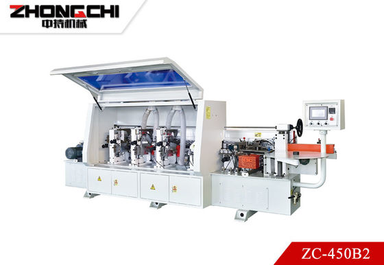 ZC-450B2 Wood Edge Banding Machine Automatic Feeding Speed 18-24m/Min