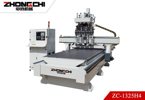 Buy ZC-1325H4 CNC Cutting Machine Four Head Cnc Wood Carving Machine online manufacture