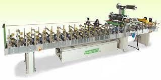 Buy PLC Control Profile Wrapping Machine 0.6Mpa Wood Profile Wrapping Equipment online manufacture