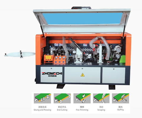 5 Function Auto Edge Bander Machine With End Trimming
