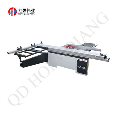 Max Cutting Width 800mm Woodworking Sliding Table Saw Offering Tilting Angle Saw Blade Zero to 45 Degrees for Smooth Angle Cuts
